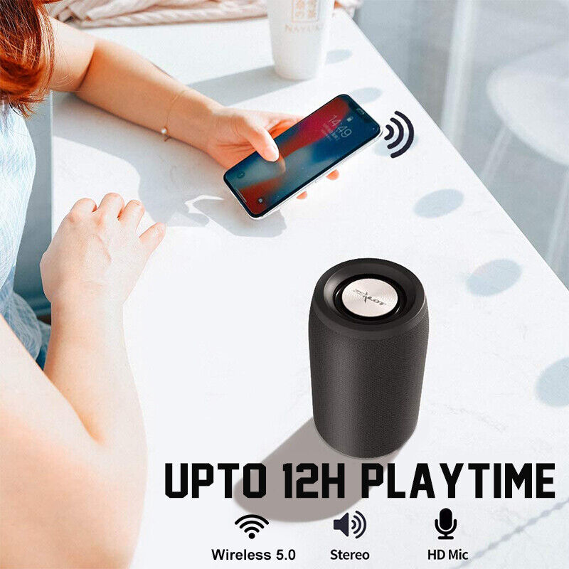 Waterproof Wireless Bluetooth Speakers Handsfree Mic Micro SD/USB/AUX Speaker