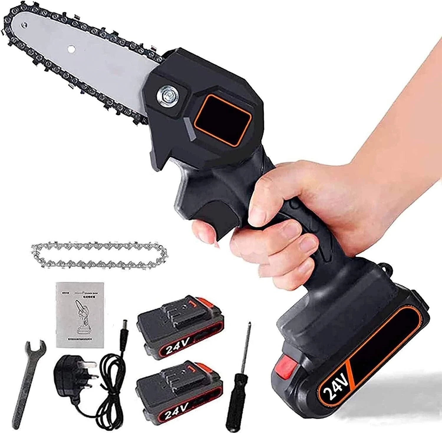 Mini Cordless Electric Chainsaw Battery-Powere