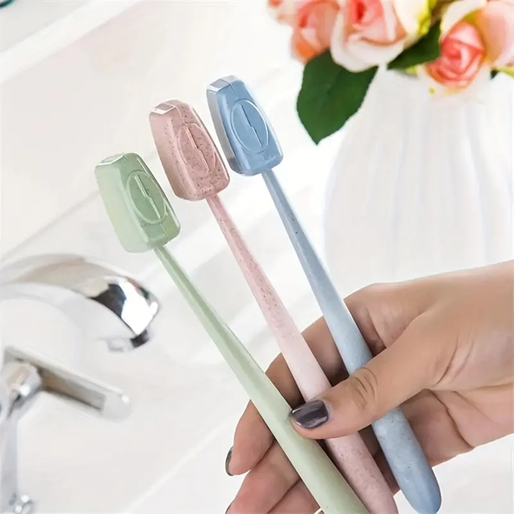 4Pcs Portable Toothbrush Head Cover Caps Travel Holder