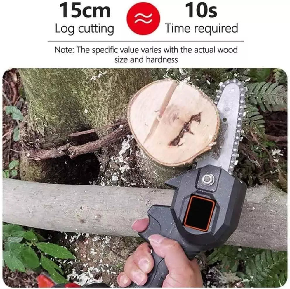 Mini Cordless Electric Chainsaw Battery-Powere