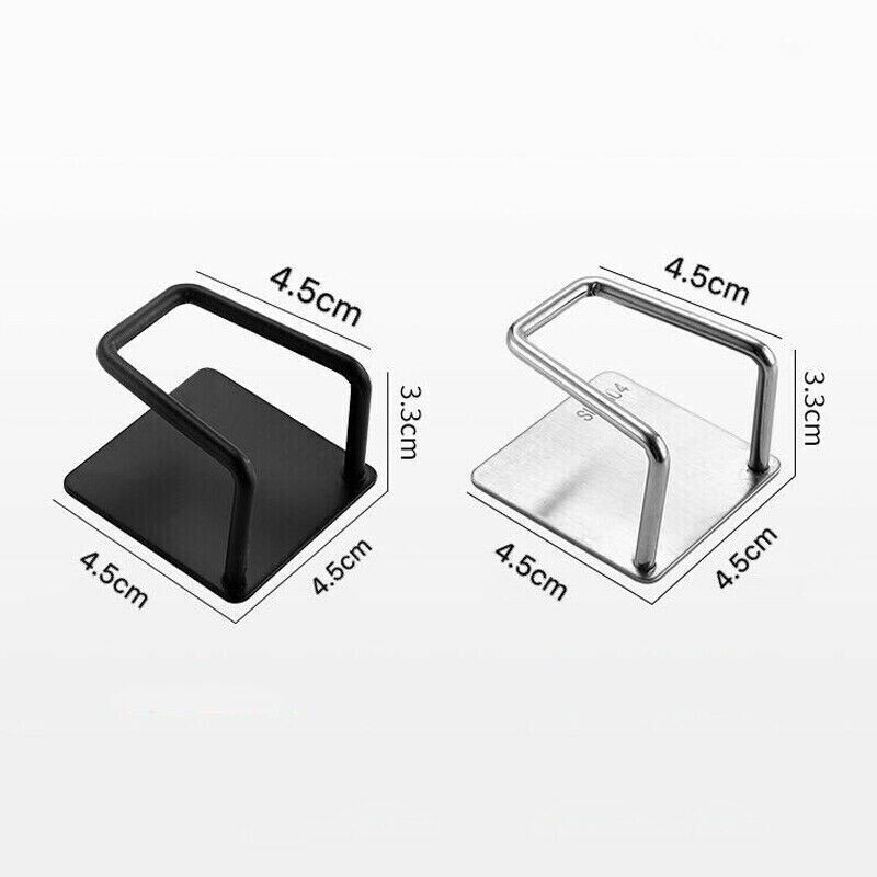 2PCS Adhesive Sponge Holder Sink Caddy for Kitchen Accessories Stainless Steel