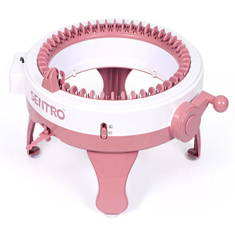 48 Needle Knitting Machine Smart DIY Weaving Knit Rotating Kids Scarf Sock Hat