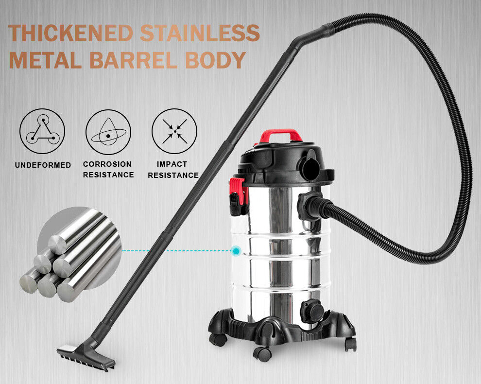 Vacuum Cleaner Portable 4In1 Wet and Dry 2000W 3.5 HP 30L Home Office Blower