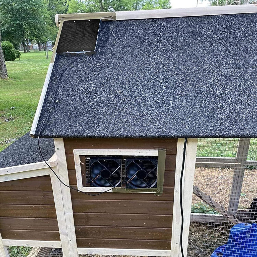 Ventilation Fan Solar Exhaust Fan Hot Sale Solar Panel Powered Dual Fan Model
