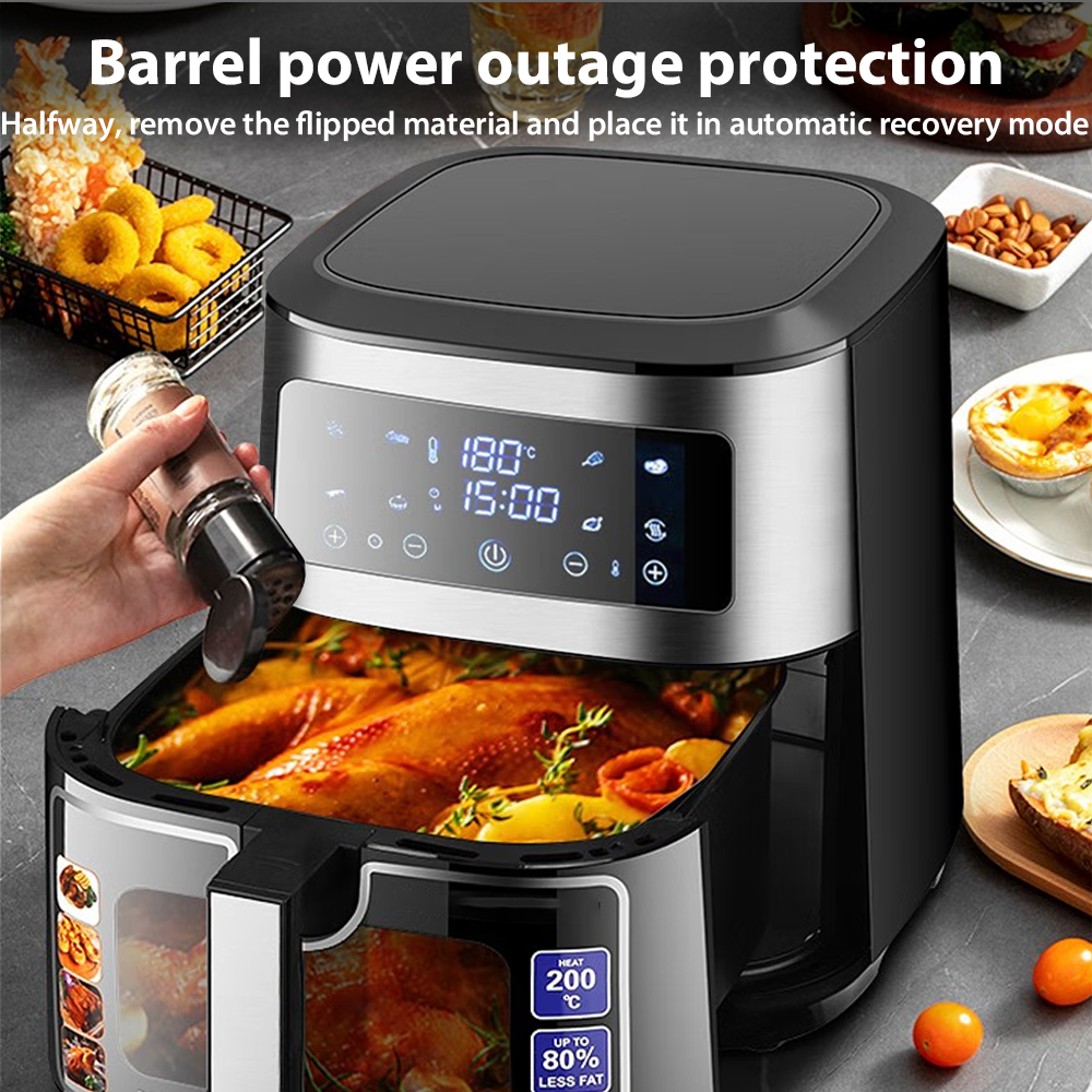 Air Fryer 8.8L LCD Fryers Oven Airfryer / Accessories Healthy Cooker Oil Free