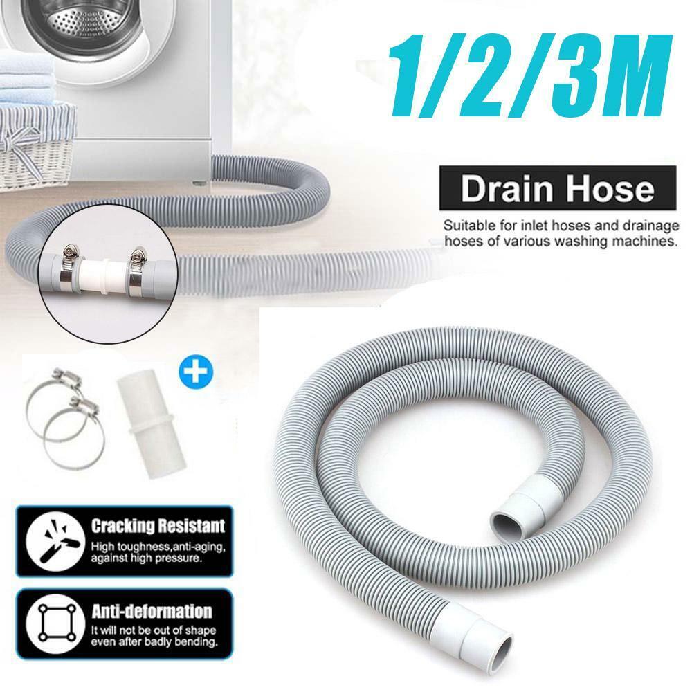 1/2/3 M Washing Machine Dishwasher Drain Waste Hose Extension Pipe Sets AU
