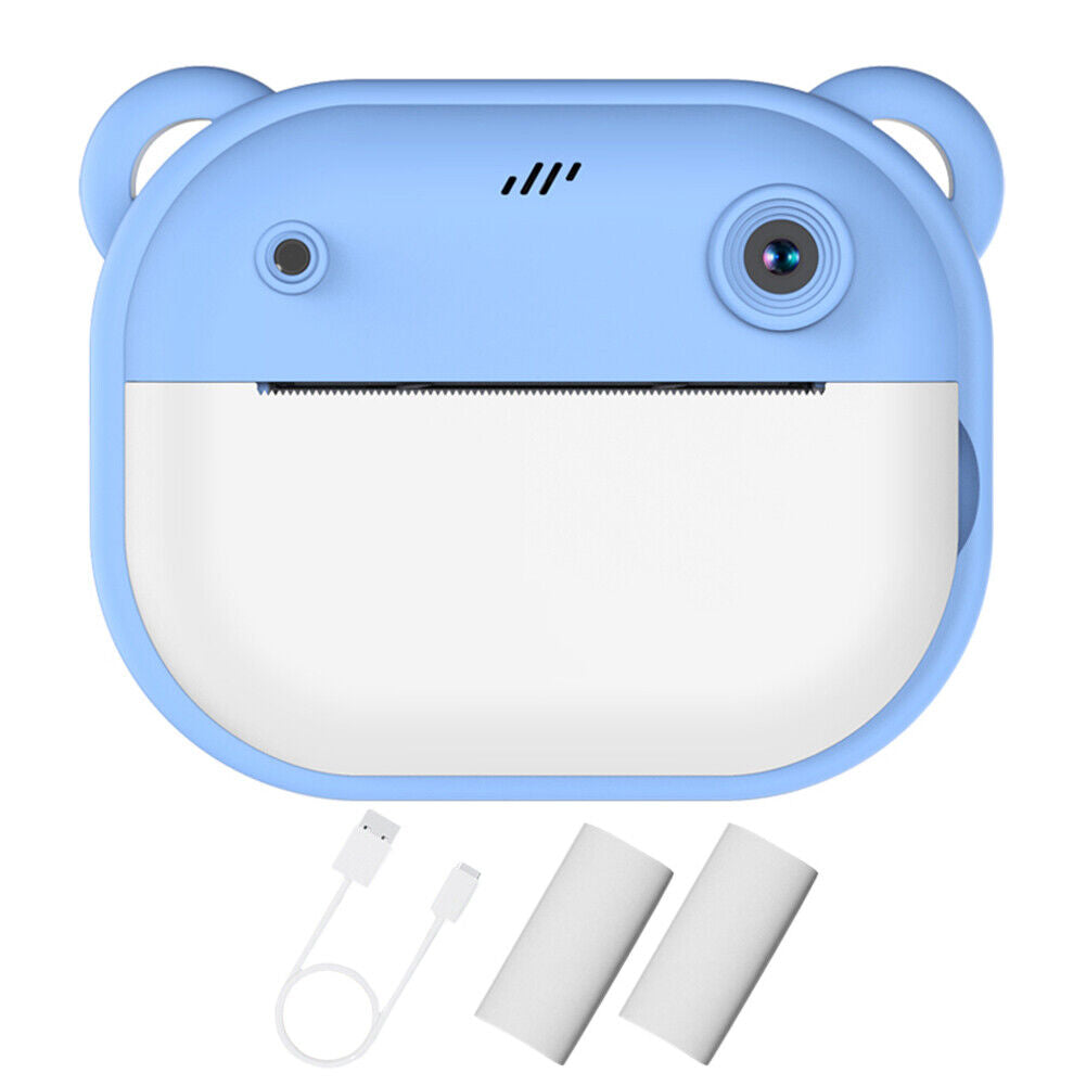Kids Mini Instant Print  24MP HD 1080P Camera  Video Photo Printing Camera Durable