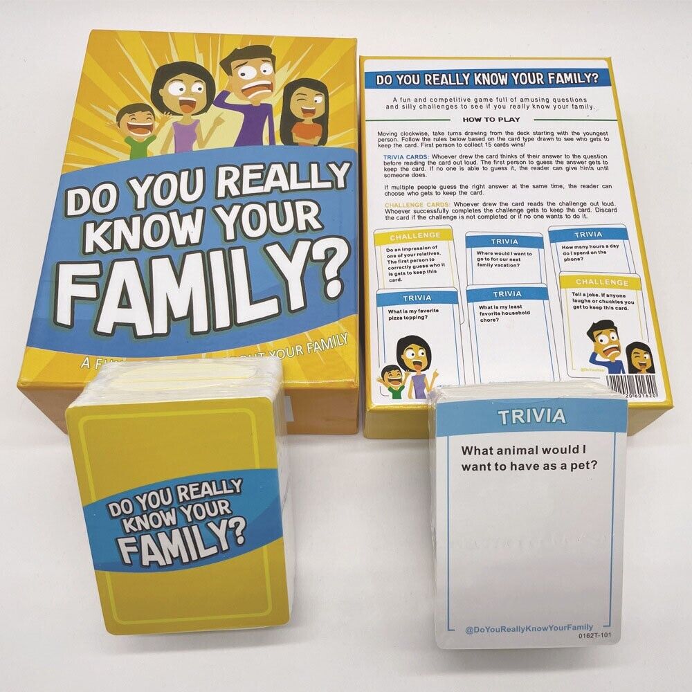 Fun Family Game Conversation Starters Challenge