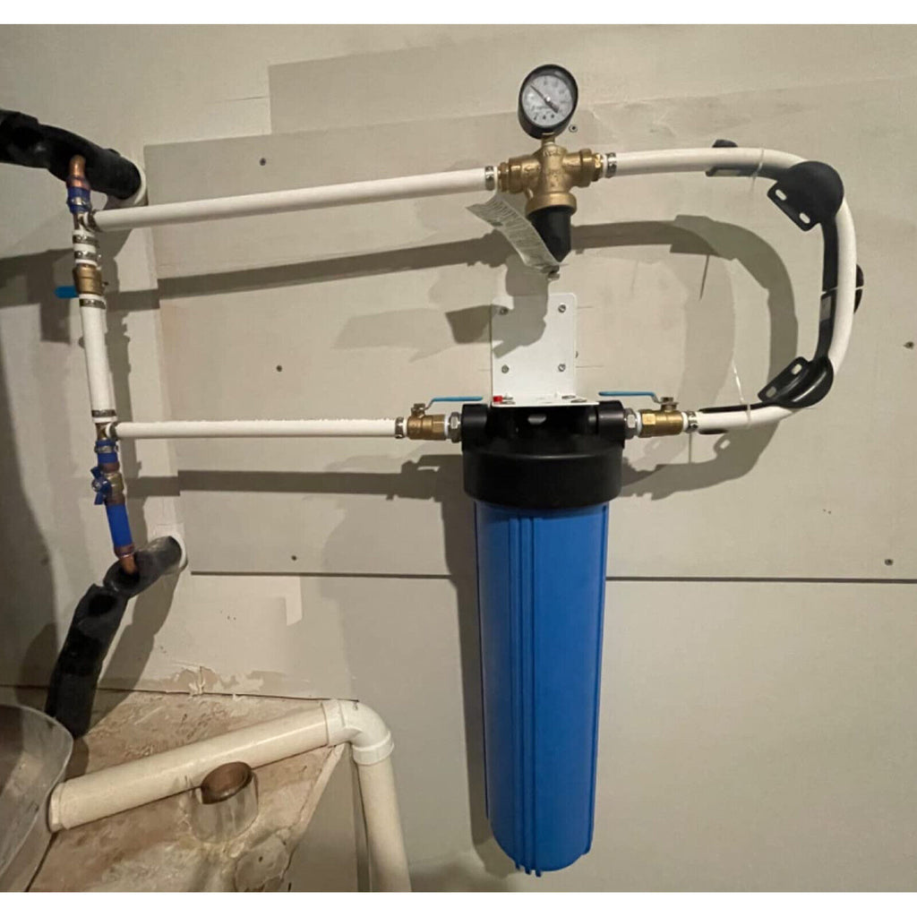  Pre-Filtration System 4.5" X 10"/20" Whole House Big Blue Water Filter Housing