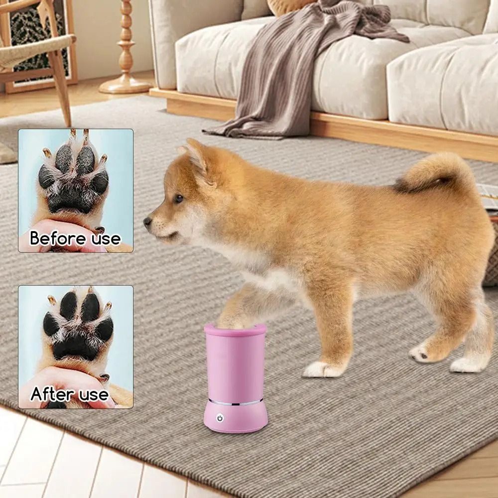 Pet Feet Washer USB Charging Electrical Pet Paw Cleaner Automatic Washear