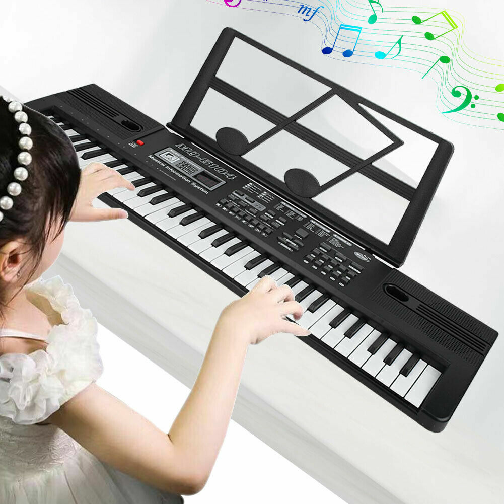 61 Keys Digital Music Electronic Keyboard Electric Piano Musical Instrument Kids