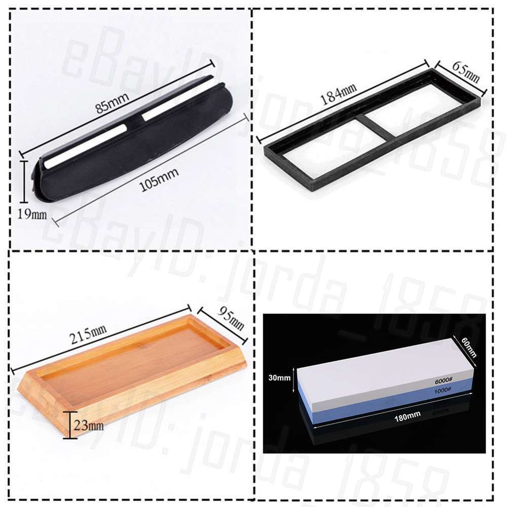 Dual Whetstone Knife Sharpening Stone 1000/6000 Grit Water Wet Stone Sharpener