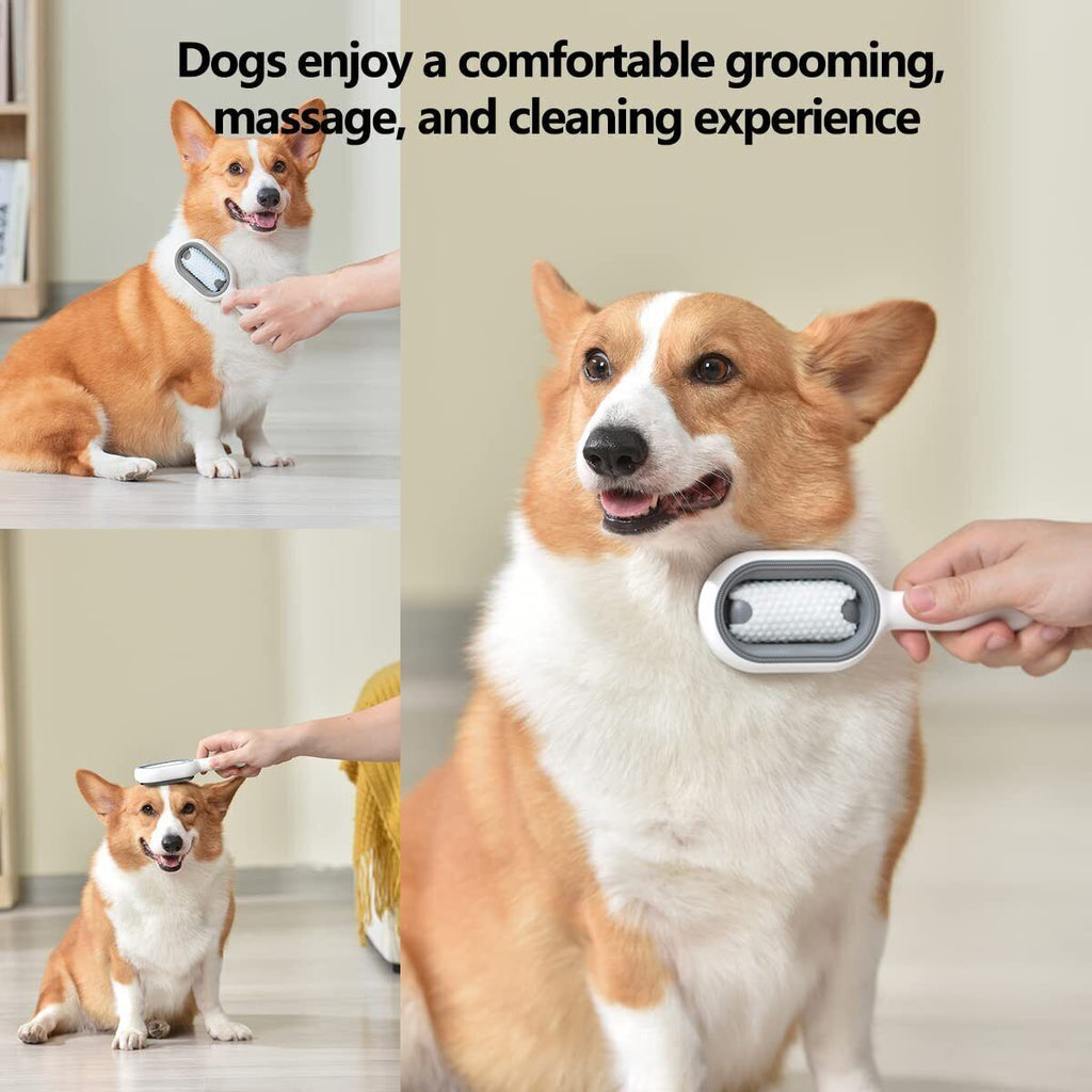 Cat Dog Hair Comb Massager Pet Knots Remover Brush with Water Tank Self-Cleaning