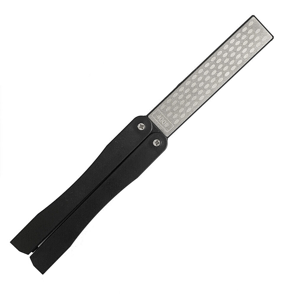 Folding Diamond Sharpener Knife Sharpening Stone for Garden Kitchen Outdoor