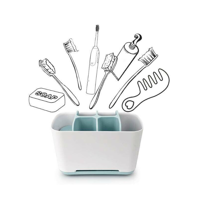 Electric Toothbrush Holder Storage Bathroom Caddy Large Multifunction Organizer