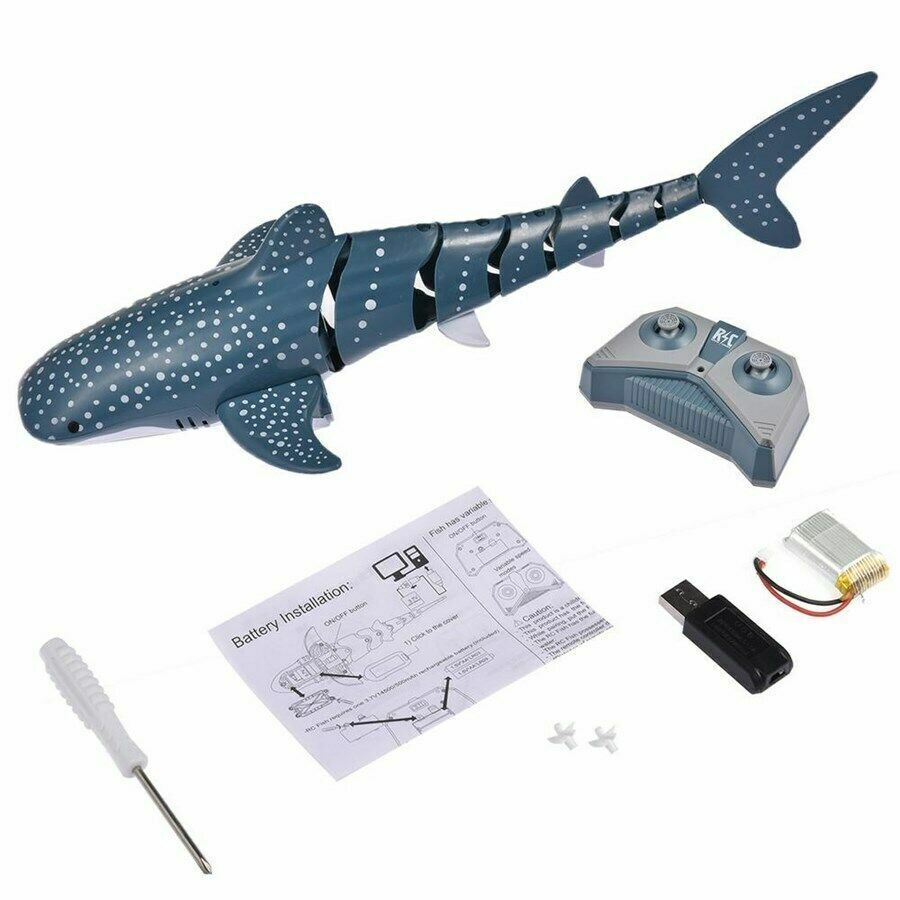 Whale Child Adult Prank Shark Electric Rc Remote Control Water Pool Lake Kid Toy