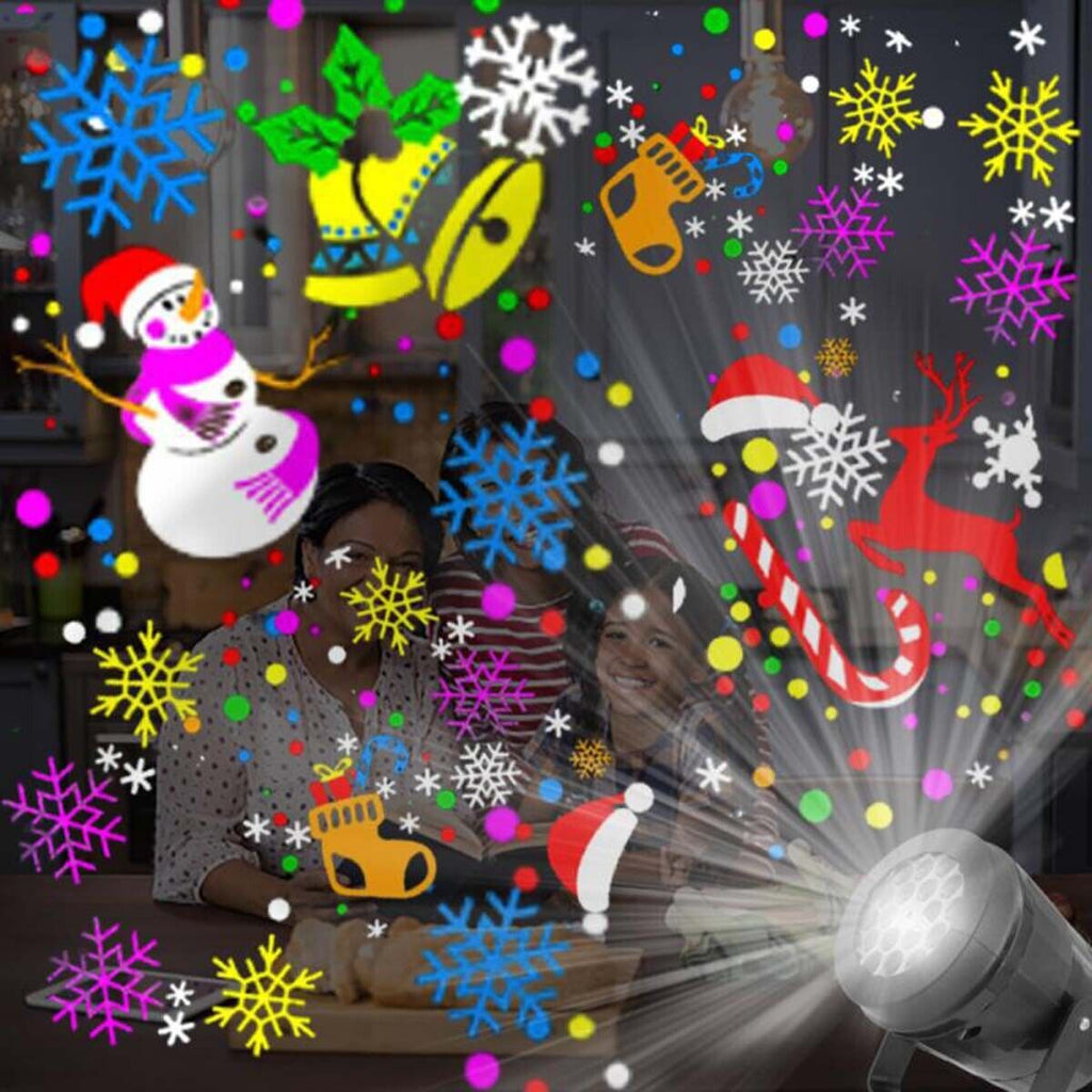 Christmas Projector Lights Outdoor Indoor Xmas Party Snowflake LED Laser Lamp AU