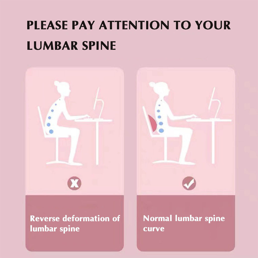 Neck Back Massager Stretcher Fitness Lumbar Support Waist Spine Pain Relief Tool