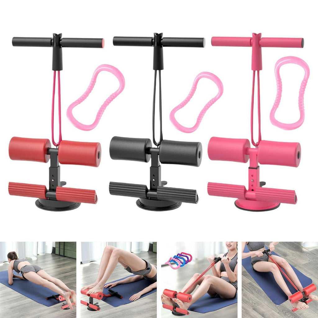 Floor Sit Up Bar Sit Up Assist Device with Suction Cup Abdominal Exercise
