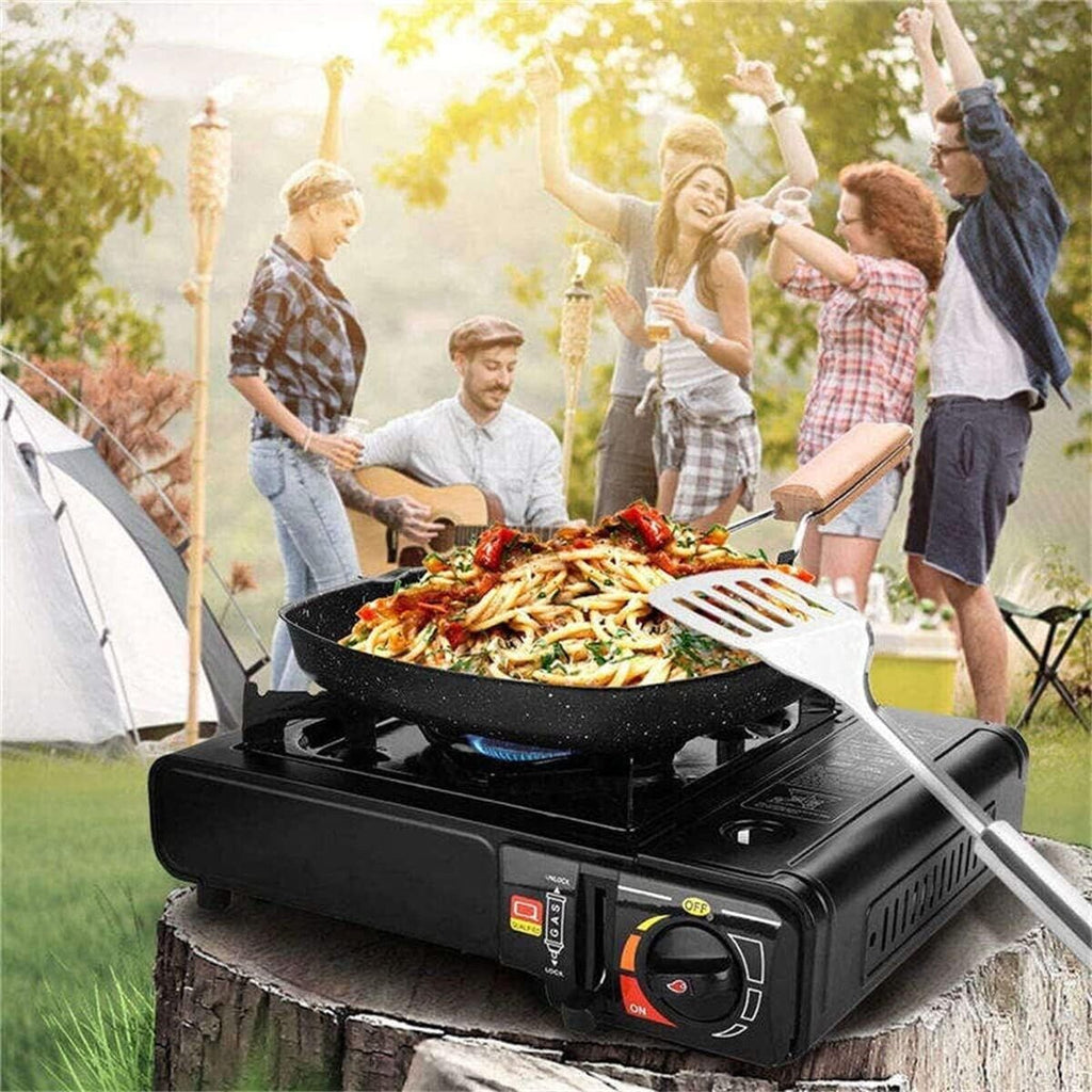 PORTABLE BBQ BUTANE STOVE SINGLE GAS BURNER CAMPING COOKER