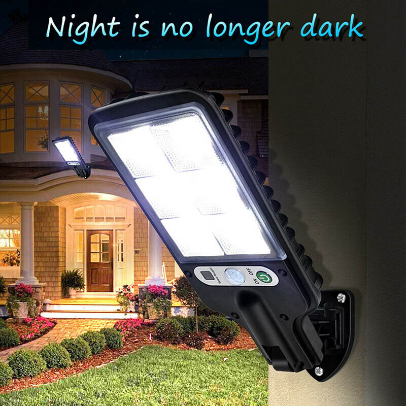 9000W Solar Security Lights Outdoor LED PIR Motion Sensor Flood Garden Light AU