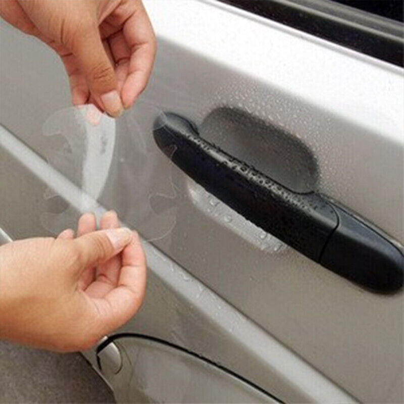 4PCS Car Door Invisible Handle Protective Films Scratches Protector Accessories