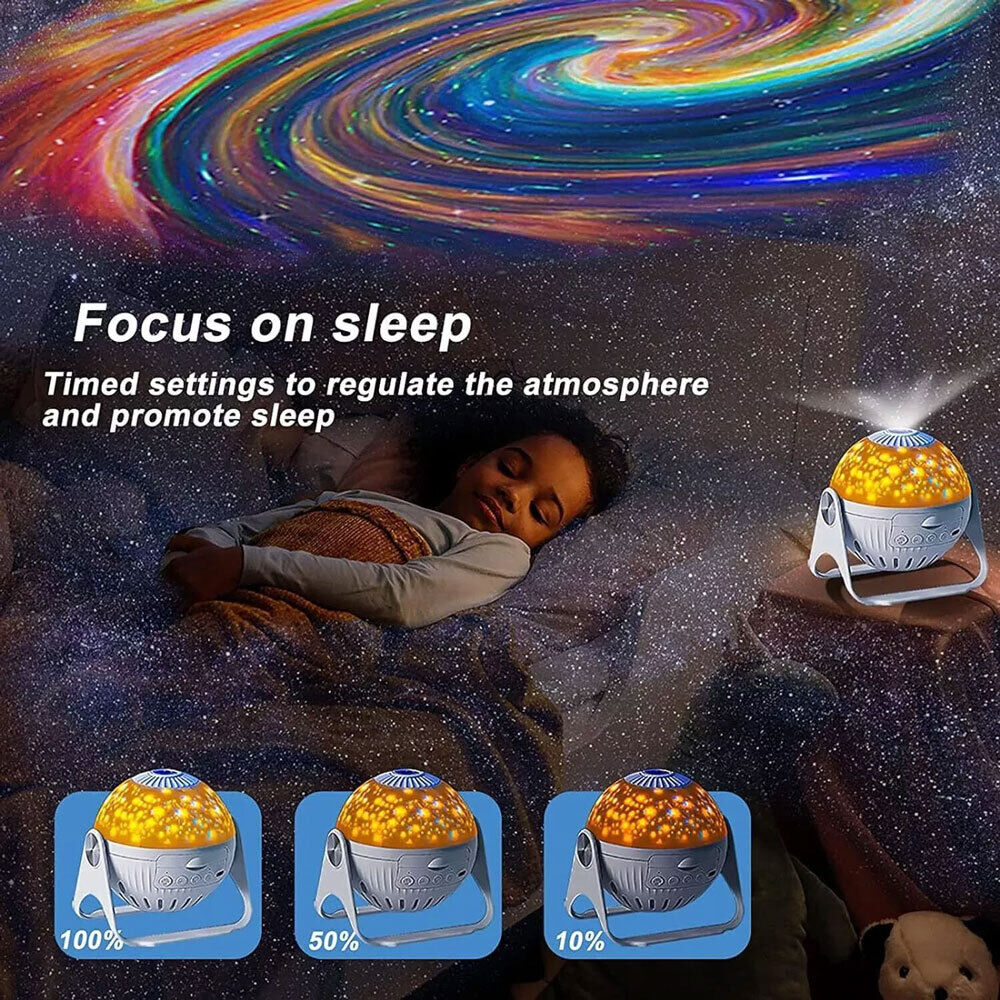 7 in 1 Galaxy Projector Night Light Planetarium LED Star Starry Sky Lamp