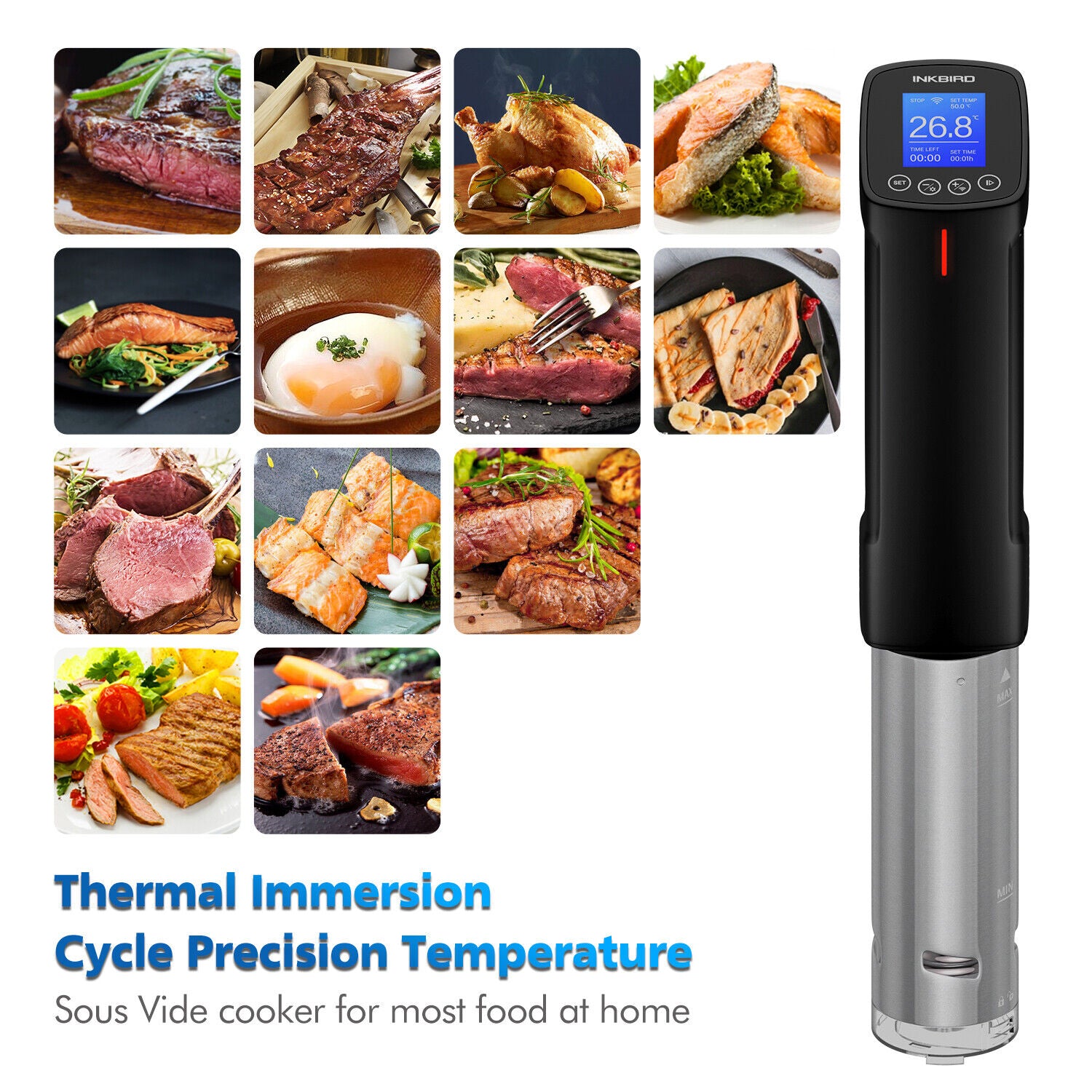 Wifi Sous Vide Programmable Precision Cooker 3D Water Circulation Smart Immersion Circulator