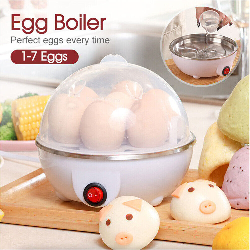 Electric Egg Cooker for Hard Boiled Egg Cooker 7 Eggs Egg Boiler Egg Steamer