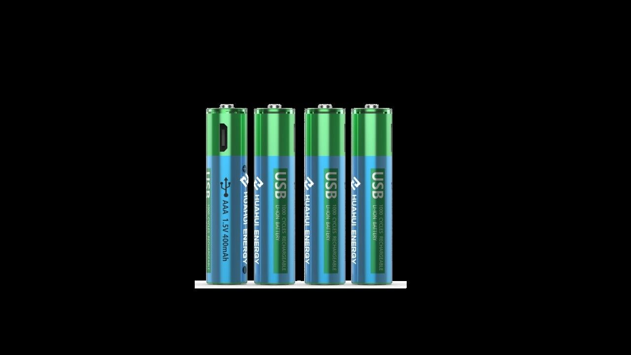 High Quality USB Rechargeable Lithium Battery AA & AAA 2 & 4 Pack