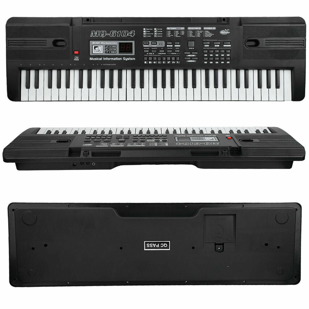 61 Keys Digital Music Electronic Keyboard Electric Piano Musical Instrument Kids