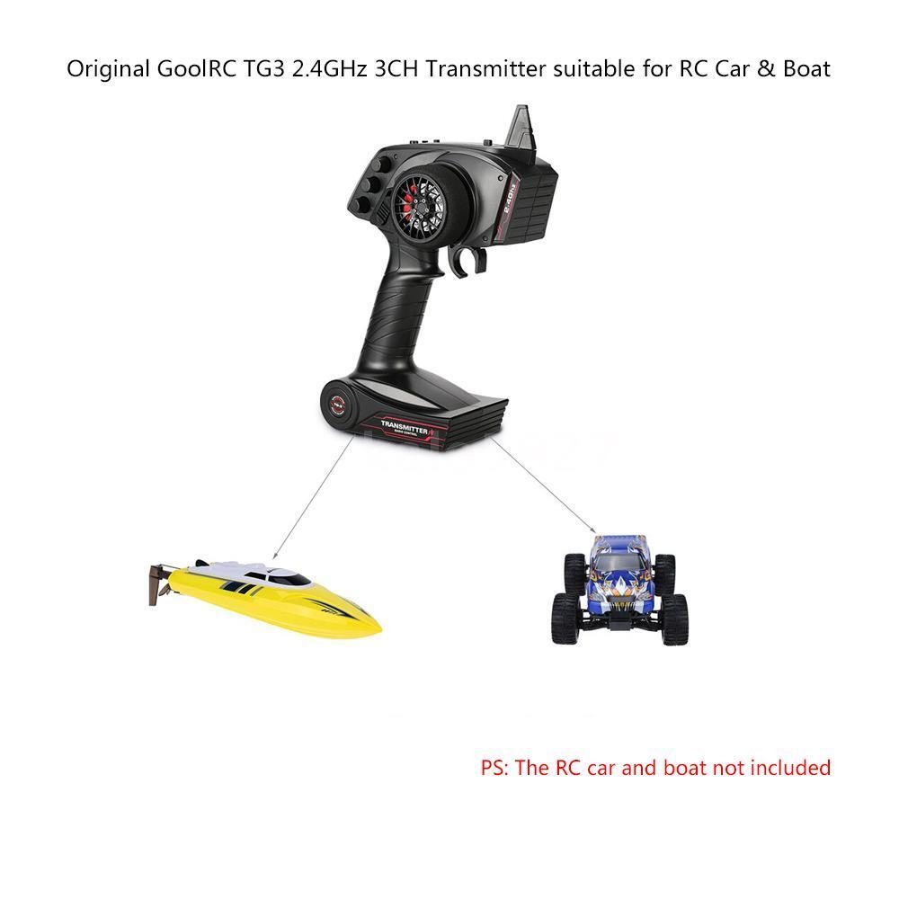 TG3 2.4Ghz 3CH Remote Control Transmitter with Receiver for RC Car Boat