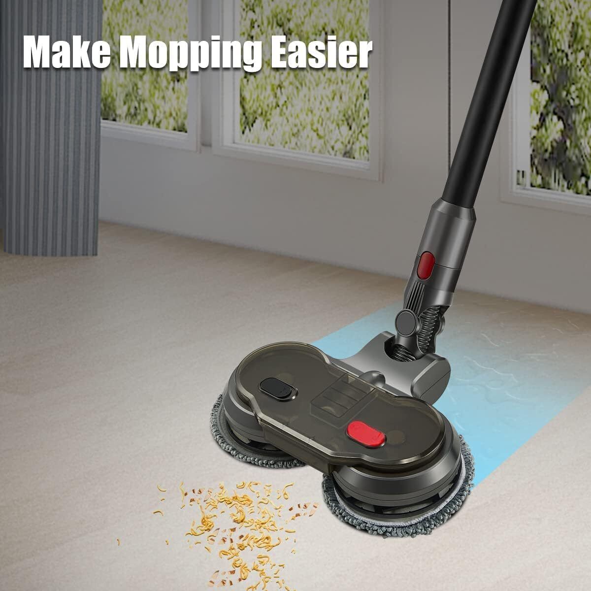Electric Motorised Mop Head for Dyson V7 V8 V10 V11 V15 Vacuum Cleaners W/6 Pads