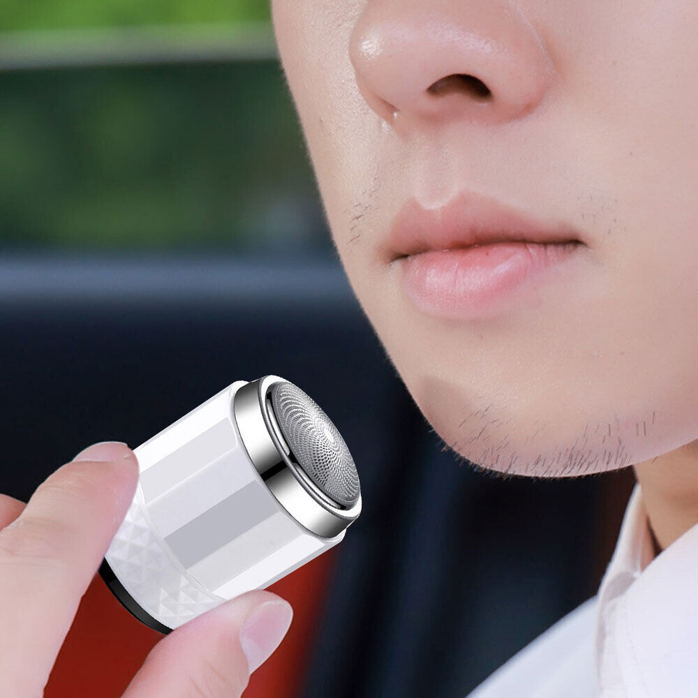 Mini Electric Shaver Pocket Size Waterproof Razor Washable Portable for Men