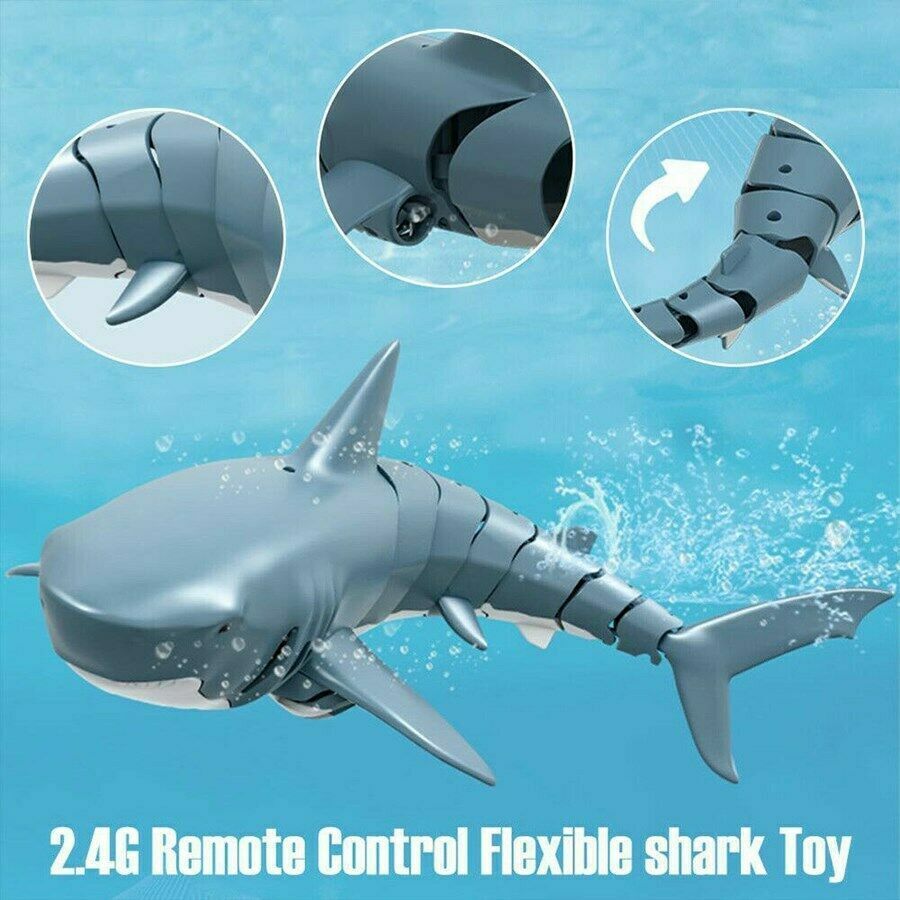 Whale Child Adult Prank Shark Electric Rc Remote Control Water Pool Lake Kid Toy