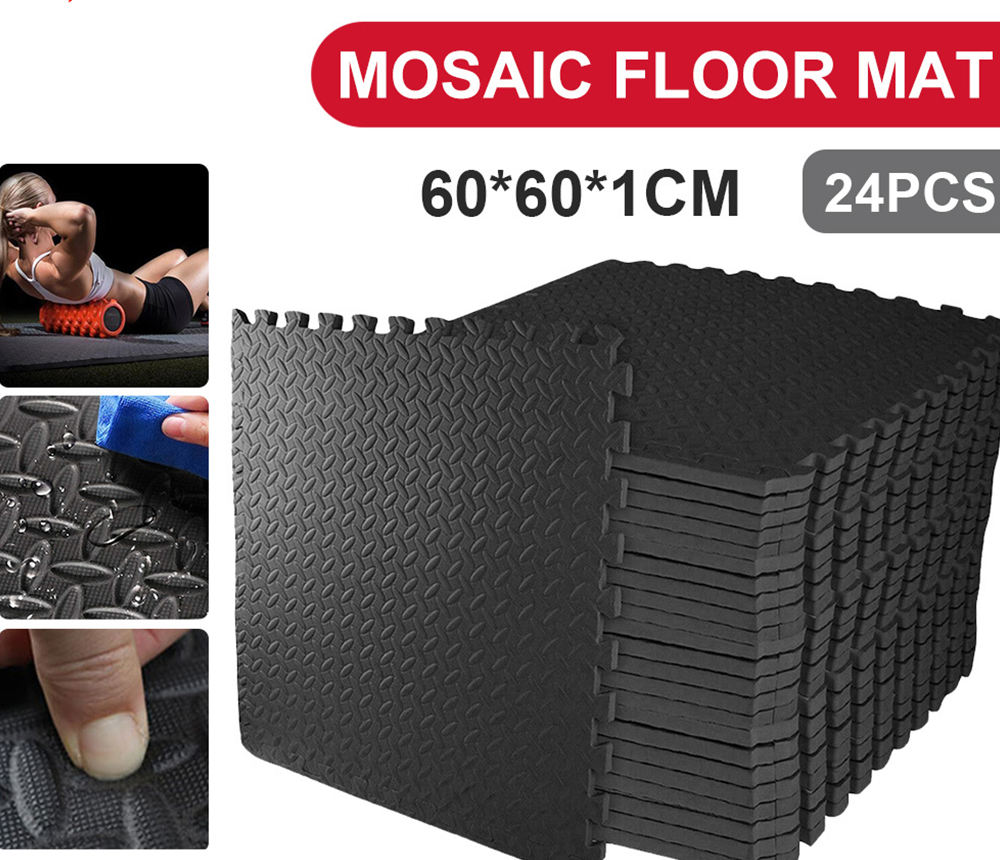 Interlocking Heavy Duty EVA 96X Foam Gym Flooring Mat Floor Mats Tiles 60X60Cm
