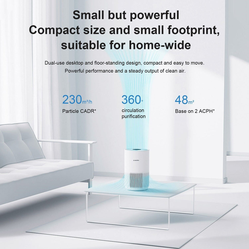 Xiaomi Smart Air Purifier 4 HEPA Filter Wifi APP Home Freshener Carbon Ioniser Cleaner