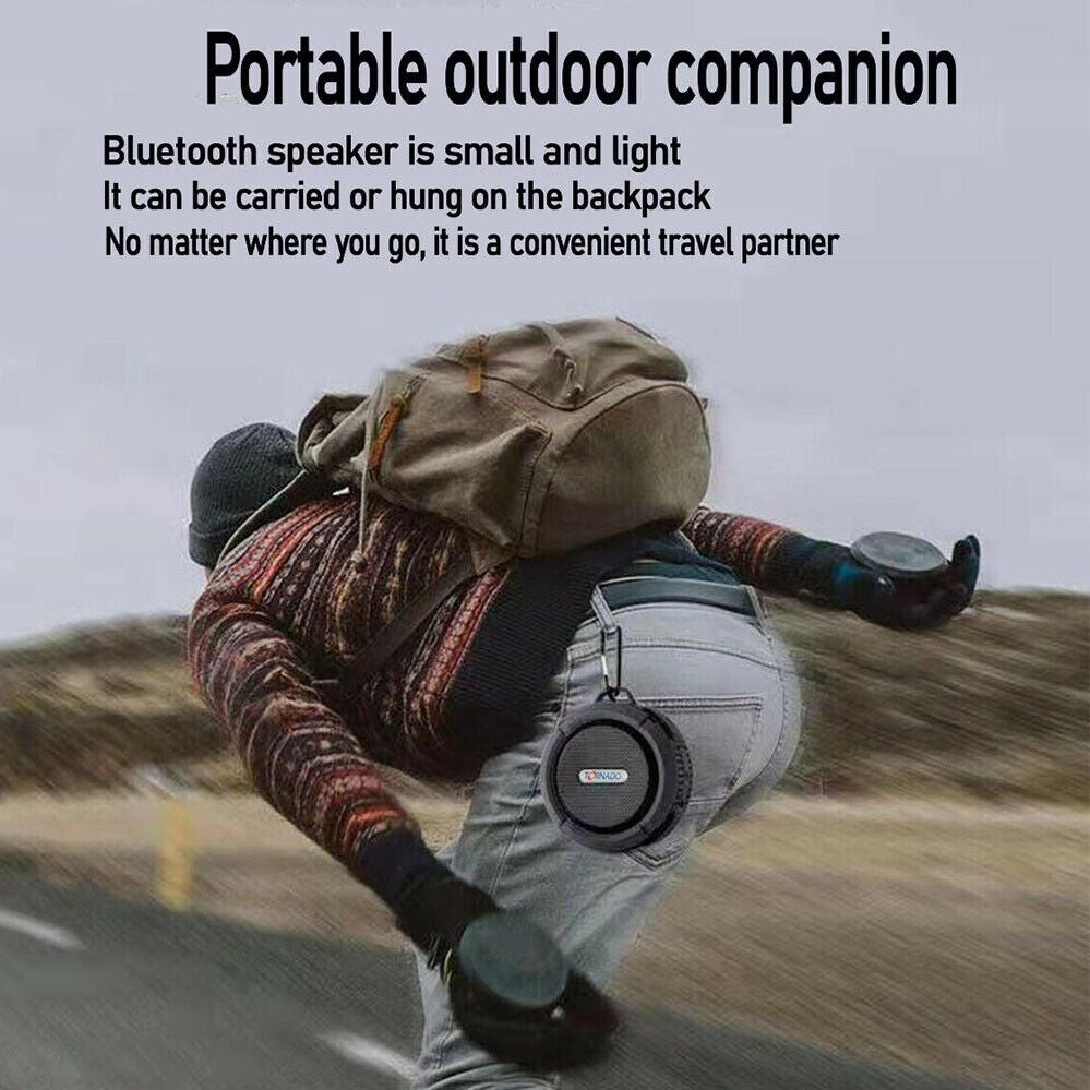 1/2X Portable Shower Handsfree Bluetooth Waterproof Music Speaker Wireless Car