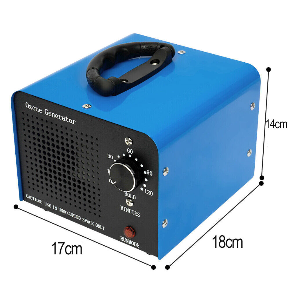 Ozone Generator 100g/h Ozonator Machine Air Purifier Clean Deodoriser Ionizer