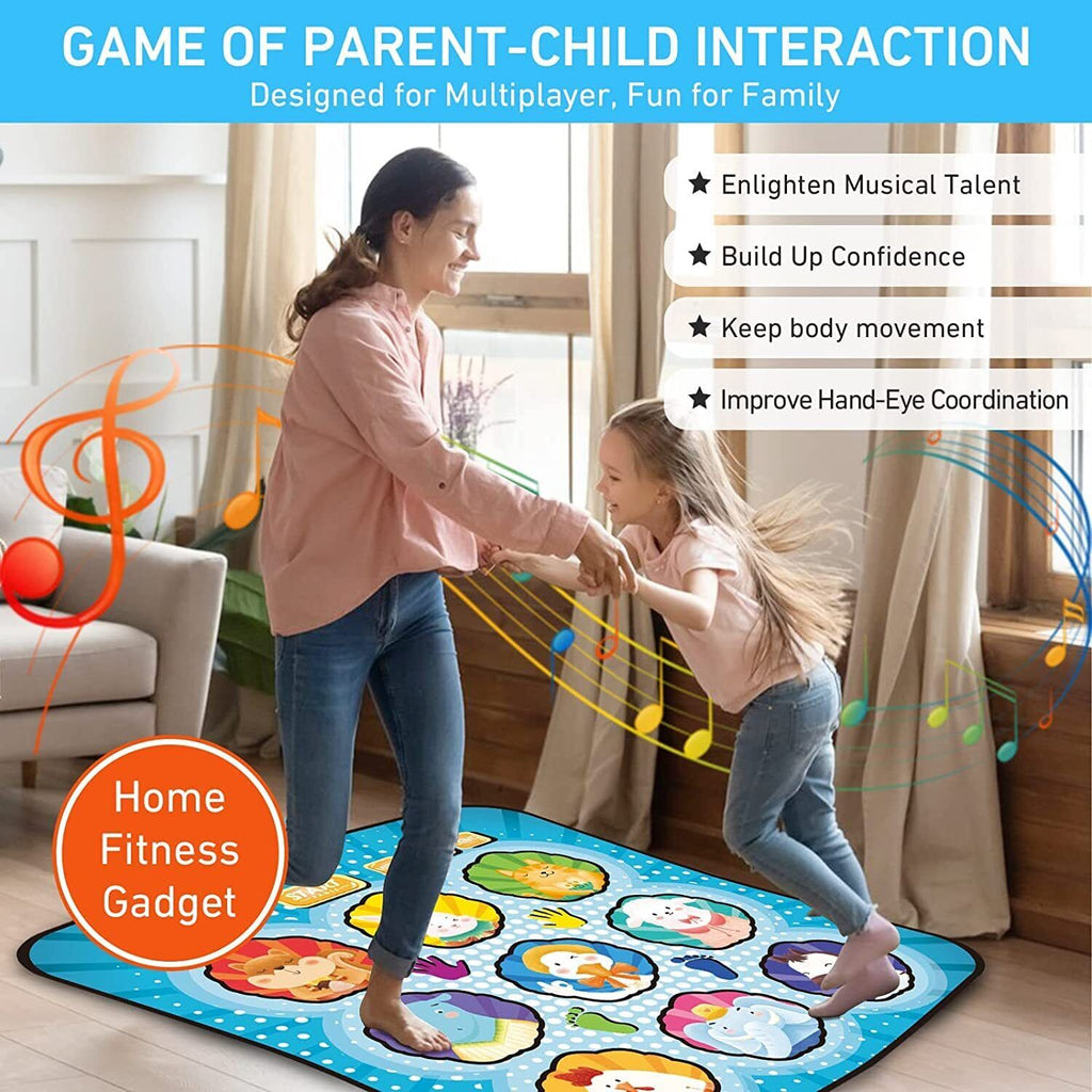 Kids Dance Mat Electronic Dance Pad Musical Dance Play Mat Play Mat Toy Gift 