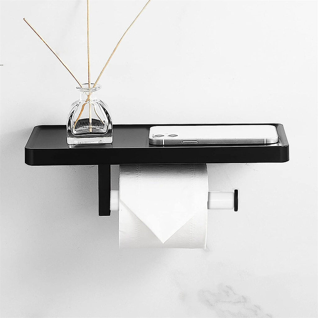 1/2/4x Toilet Roll Holder Bathroom Washroom Fitting Spindle Spring Loaded