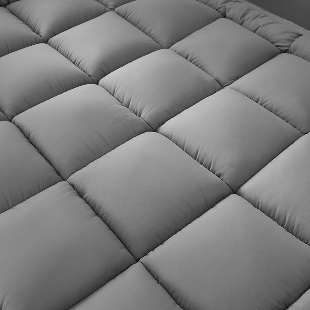 Bed Pillowtop Mattress Topper Mat Pad Protector Cover Single Double Queen King