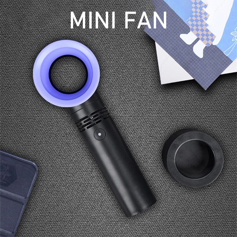 NEW Neck Fan Bladeless Hanging Air Cooler With Intelligent digital display  USB Rechargeable Portable Personal