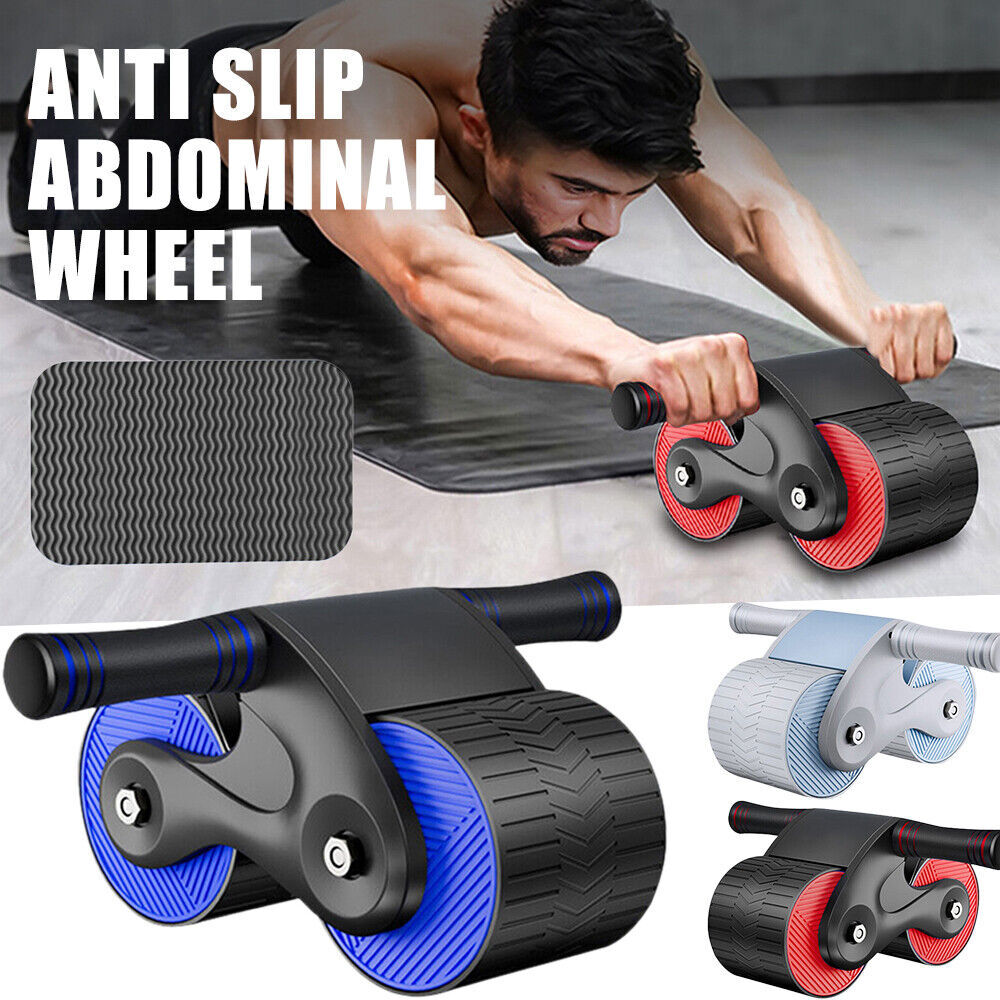 Anti Slip AB Roller Abdominal Wheel Automatic Rebound Fitness Training Equipment