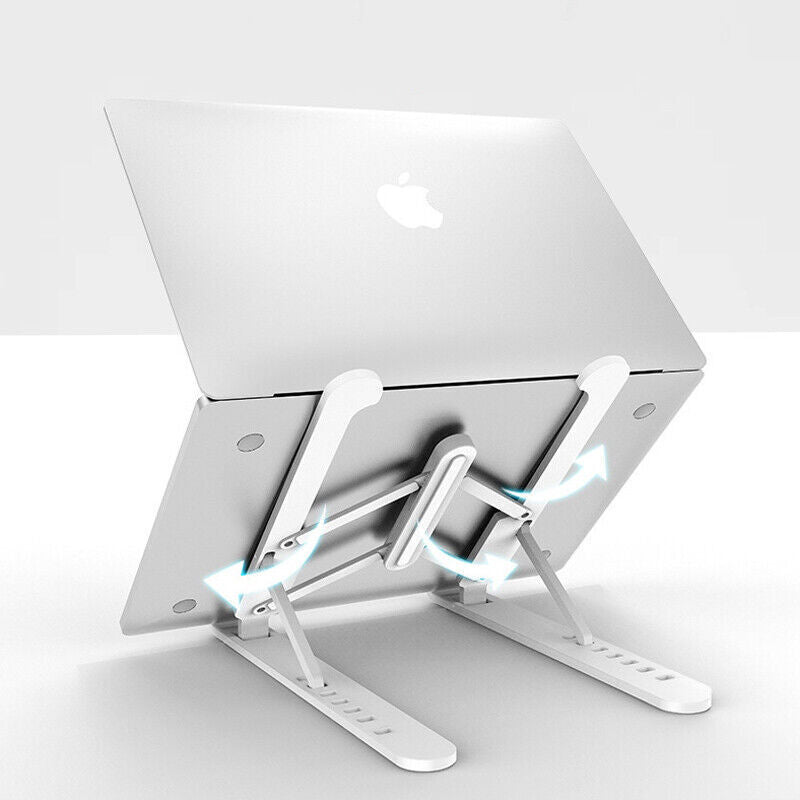 Folding Laptop Stand Portable Tablet Holder Bracket Desktop Adjustable Riser
