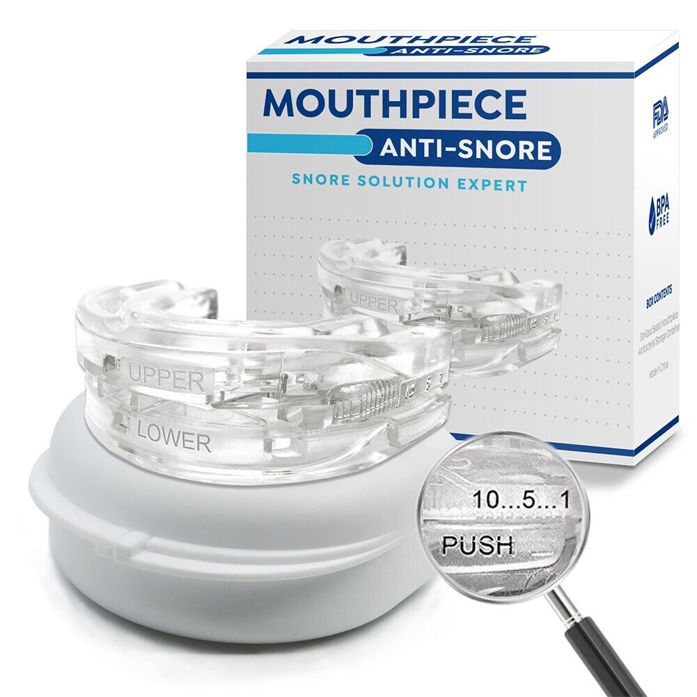 Anti Snore Mouthpiece Mouth Guard Stop Snoring Grinding Sleep Aid Mouthguard