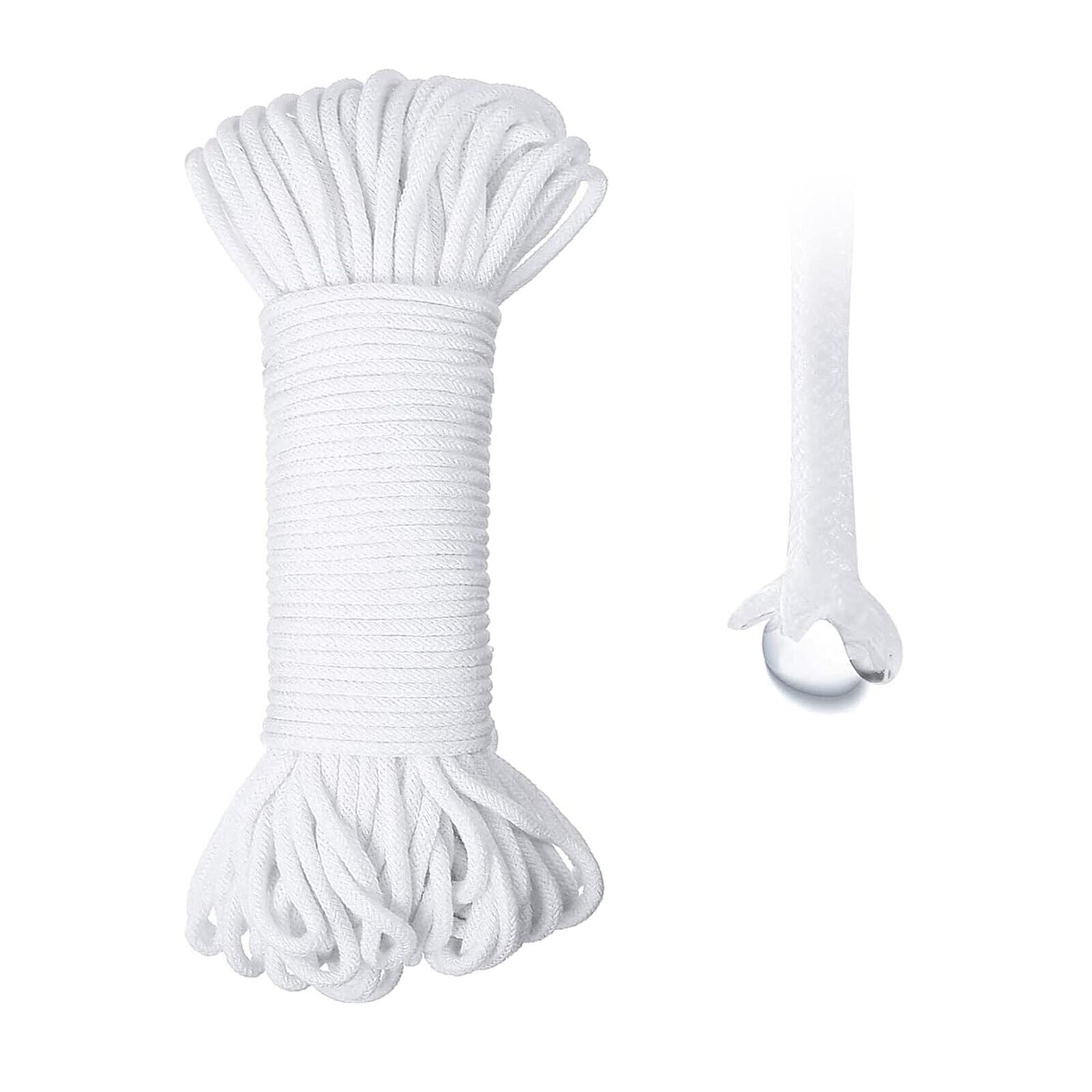 15-60M Self Watering Wick Cord Cotton Rope String Indoor Potted Plant Flower 6Mm
