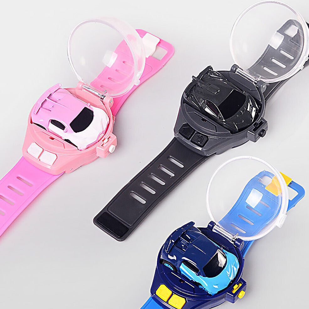 Kids Mini Electric Watch Wrist Strap Wearable Remote Control Racing Car Toy 360 Degrees Rotation Anti-interference 2.4 GHz USB Charge, For Children Indoor & Outdoor Interactive Game Toy (Copy)