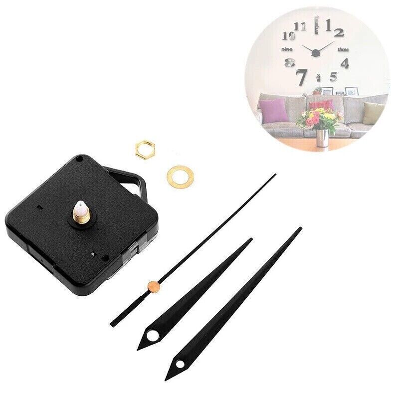 2PCS Silent DIY Quartz Movement Wall Clock Motor Mechanism Repair Kit
