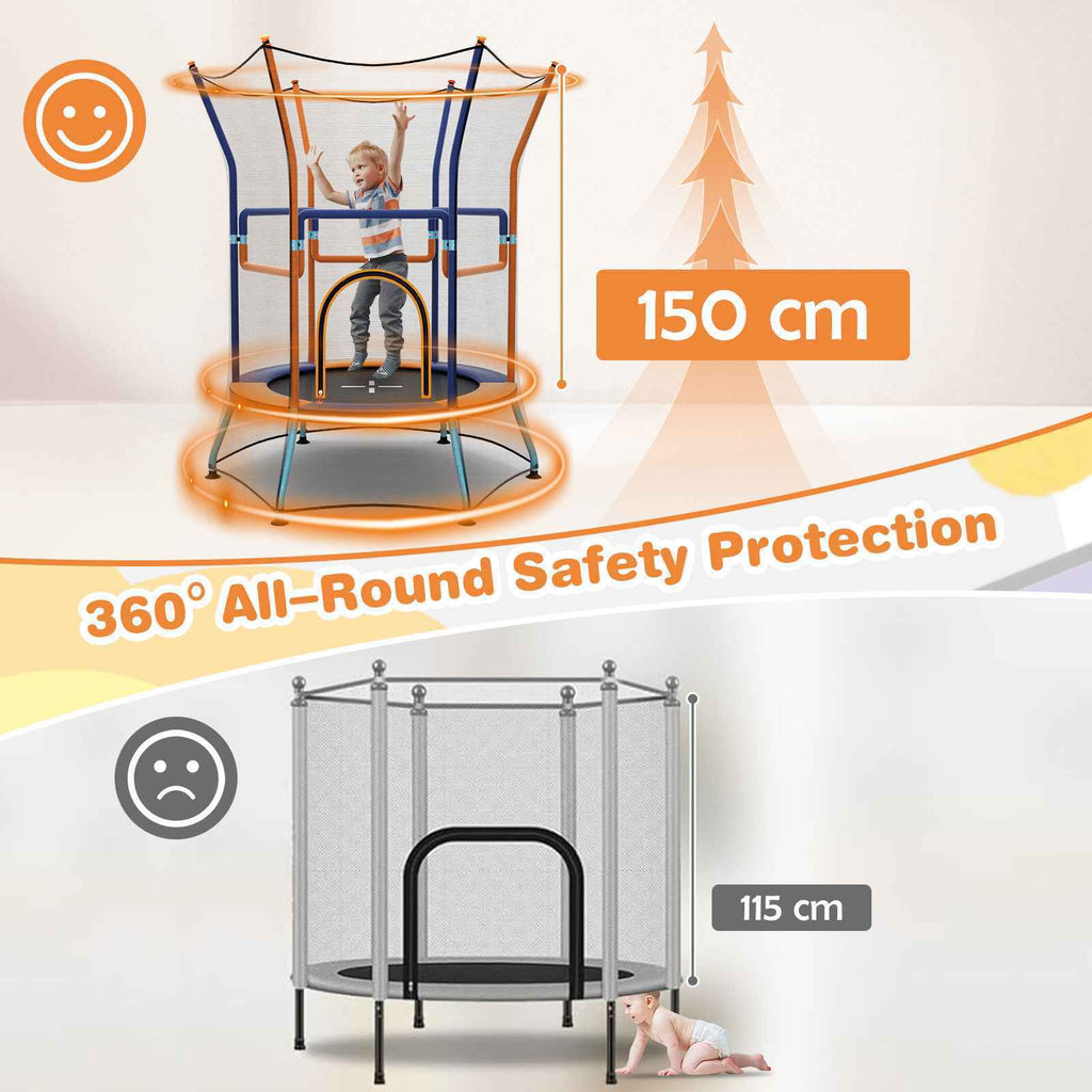 Kids Mini Trampoline Indoor Outdoor Recreational Trampoline Gift for Boys Girls